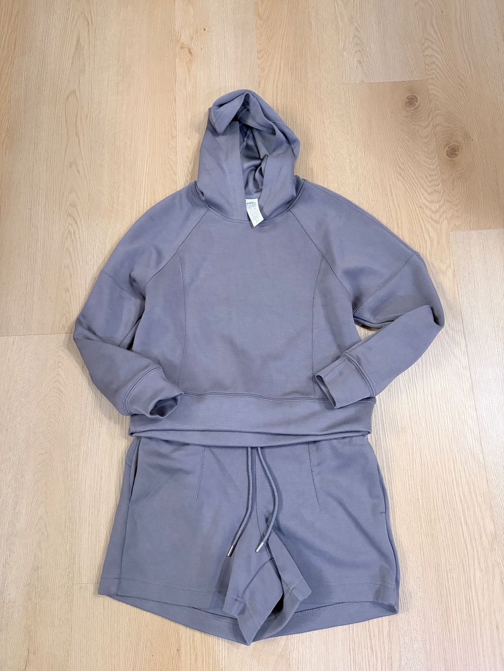 Women’s RBX Hoodie & Shorts Matching Set Gray Size S/P